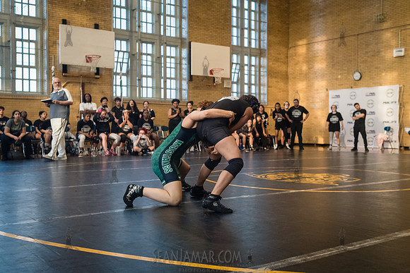 PSAL Girls Team Wrestling Championship - Grover Cleveland HS - N