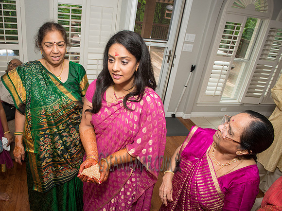 Khyaati and Joshua Ganesh Pooja - The Morar Home - Weatherford TX - 2017