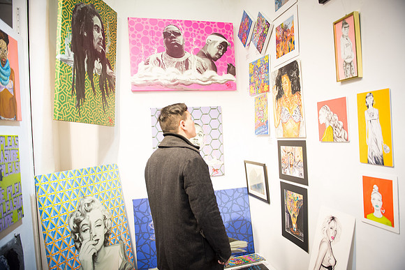 First Friday Pop Up Art Show & Music Showcase - Ward Nasse Gallery - SOHO NYC - May 2015