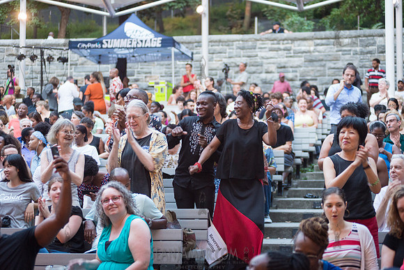 Jeremey McQueens Black Iris Project - Marcus Garvey Park - NYC - 2018