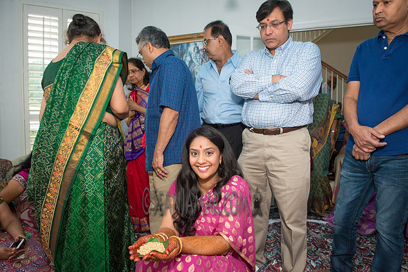 Khyaati and Joshua Ganesh Pooja - The Morar Home - Weatherford TX - 2017