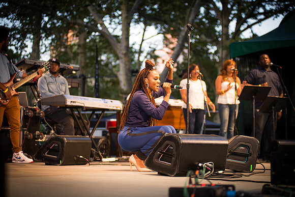 WBLS 6th Annual R&B Fest - Joi Starr - Rumesey Playfield Central Park - NYC - 2014