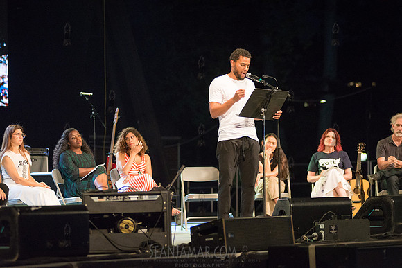 Michael Ealy - Voices of A People’s History - Rumsey Playfield Central Park - NYC - 2018
