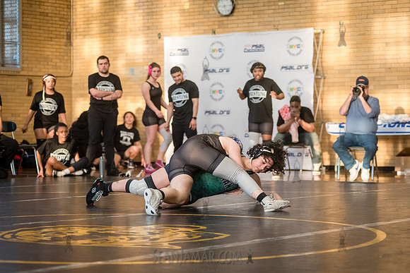 PSAL Girls Team Wrestling Championship - Grover Cleveland HS - N