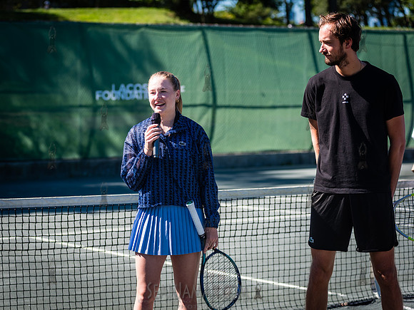 CPF Play - Lacoste Foundation Tennis Clinic - Central Park Tenni