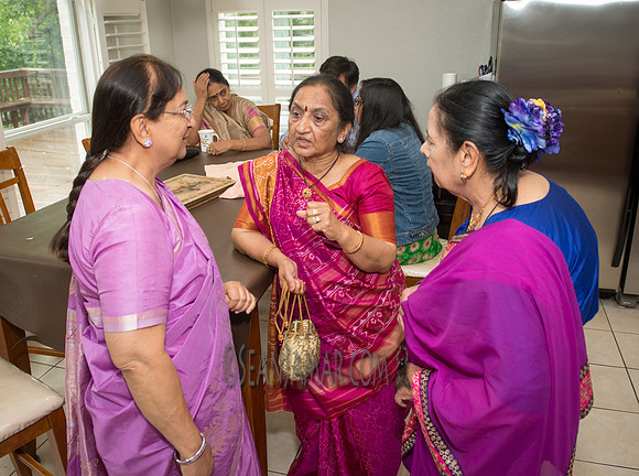 Khyaati and Joshua Ganesh Pooja - The Morar Home - Weatherford TX - 2017