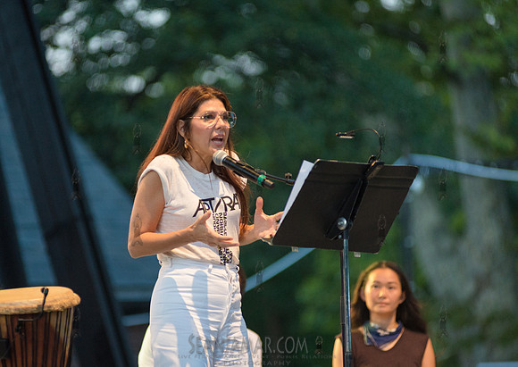 Marisa Tomei - Voices of A People’s History - Rumsey Playfield Central Park - NYC - 2018