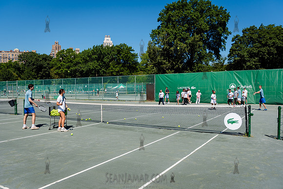 CPF Play - Lacoste Foundation Tennis Clinic - Central Park Tenni
