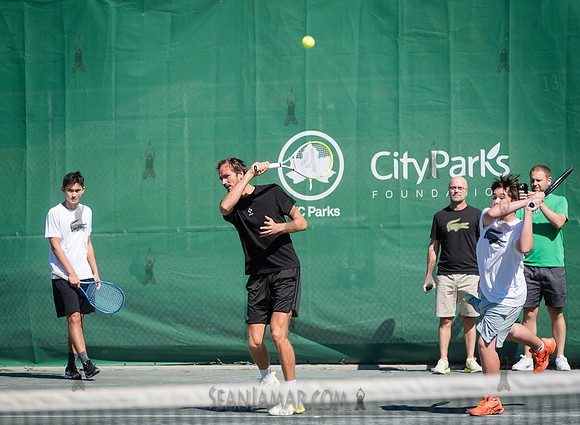CPF Play - Lacoste Foundation Tennis Clinic - Central Park Tenni