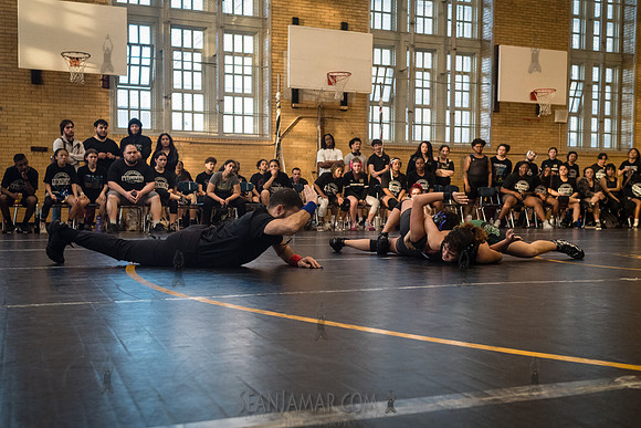 PSAL Girls Team Wrestling Championship - Grover Cleveland HS - N