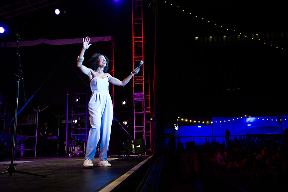 Amel Larrieux - Damrosch Park Bandshell Lincoln Center - NYC - 2014