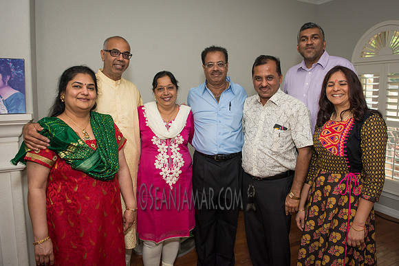 Khyaati and Joshua Ganesh Pooja - The Morar Home - Weatherford TX - 2017