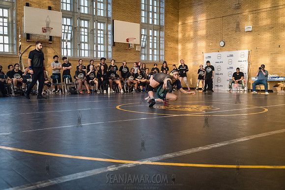 PSAL Girls Team Wrestling Championship - Grover Cleveland HS - N