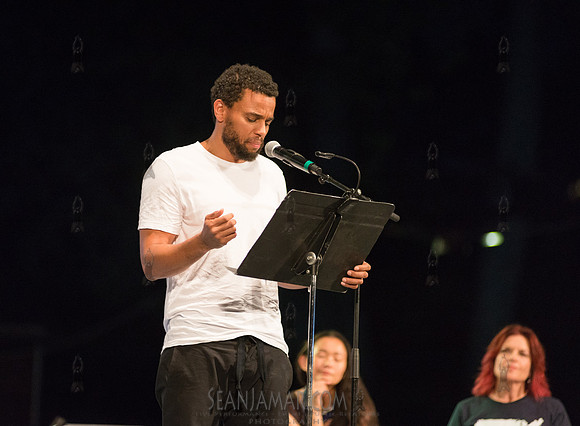 Michael Ealy - Voices of A People’s History - Rumsey Playfield Central Park - NYC - 2018