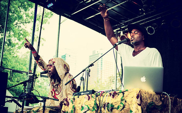 Shabazz Palaces - Afropunk Festival - Commodore Barry Park - BK USA - 2014