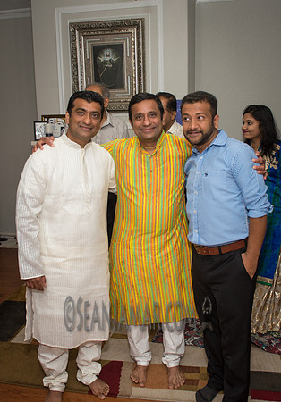 Khyaati and Joshua Ganesh Pooja - The Morar Home - Weatherford TX - 2017
