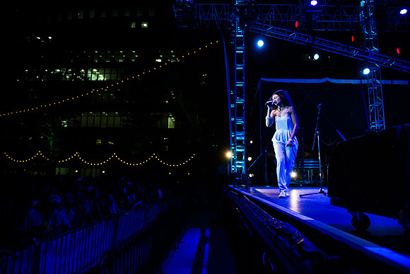 Amel Larrieux - Damrosch Park Bandshell Lincoln Center - NYC - 2014