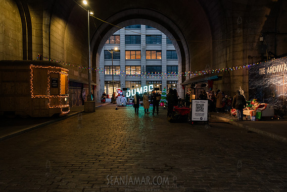 DID Christmas Tree Lighting - Dumbo Archway - NYC - 2024