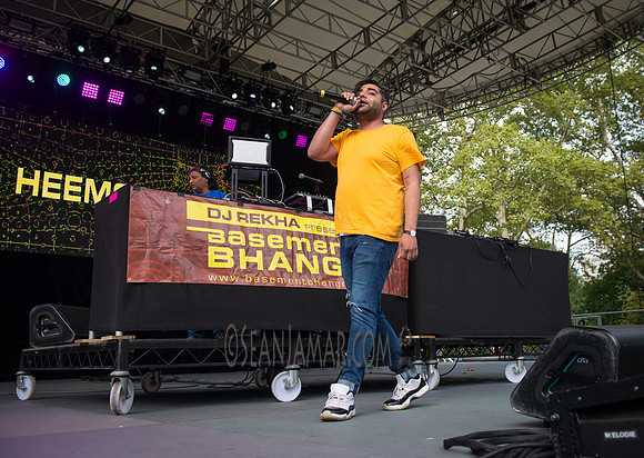 DJ Rekha  w/ Heems - Basement Bhangra 20th Anniversary - Central Park - NYC - 2017