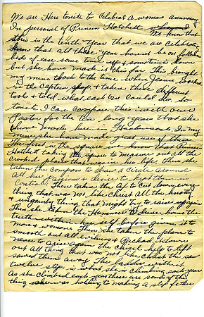 ORIGINAL SERMON BY HELEN CALLIS