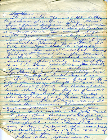ORIGINAL SERMON BY HELEN CALLIS
