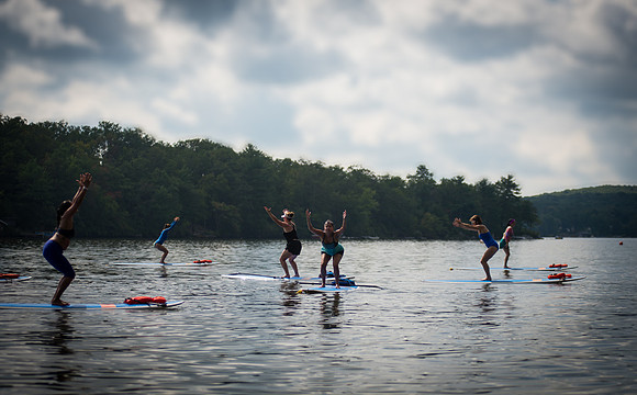 Lisa Freys SUP Yoga - Greenwood Lake - Hewitt NJ - 2014