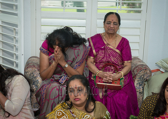 Khyaati and Joshua Ganesh Pooja - The Morar Home - Weatherford TX - 2017
