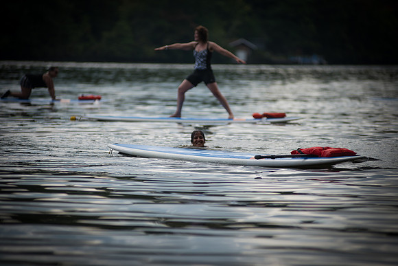 Lisa Freys SUP Yoga - Greenwood Lake - Hewitt NJ - 2014