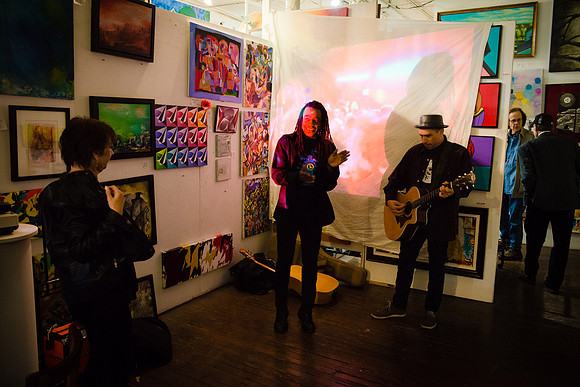First Friday Pop Up Art Show & Music Showcase - Ward Nasse Gallery - SOHO NYC - May 2015