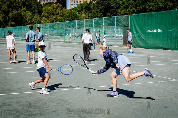 CPF Play - Lacoste Foundation Tennis Clinic - Central Park Tenni