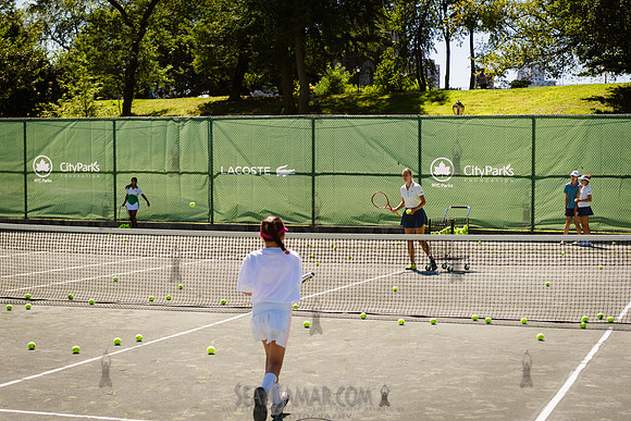 CPF Play - Lacoste Foundation Tennis Clinic - Central Park Tenni