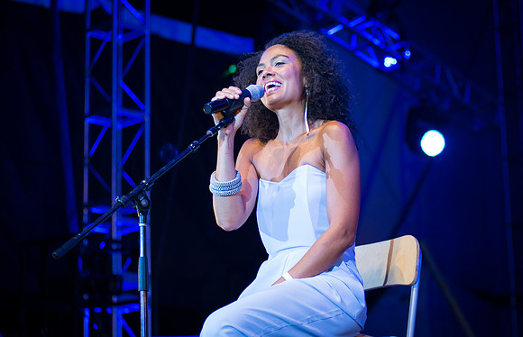 Amel Larrieux - Damrosch Park Bandshell Lincoln Center - NYC - 2014