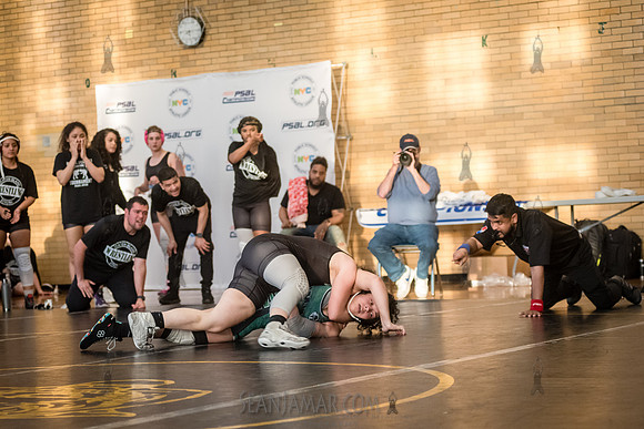 PSAL Girls Team Wrestling Championship - Grover Cleveland HS - N