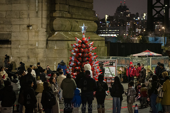 DID Christmas Tree Lighting - Dumbo Archway - NYC - 2024