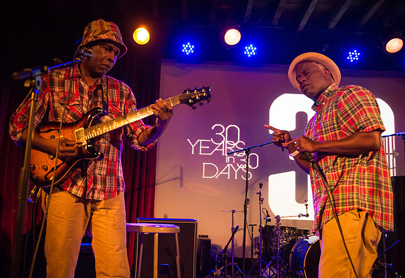 Living Colour's Vernon Reid & Corey Glover - BRC 30th Anniversary Kick Off Party - The Bell House - Brooklyn - 2015