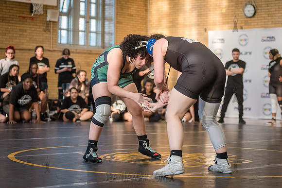PSAL Girls Team Wrestling Championship - Grover Cleveland HS - N