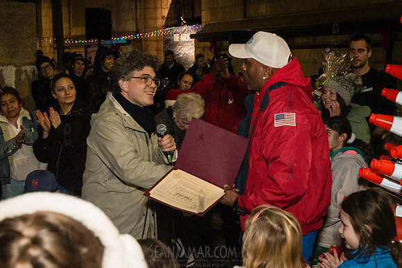 DID Christmas Tree Lighting - Dumbo Archway - NYC - 2024