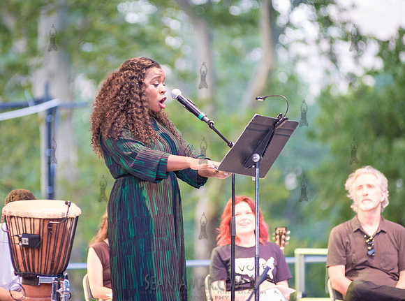 Uzo Aduba - Voices of A People’s History - Rumsey Playfield Central Park - NYC - 2018