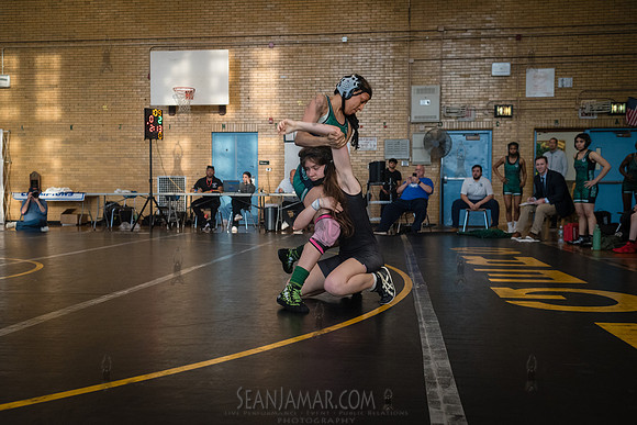 PSAL Girls Team Wrestling Championship - Grover Cleveland HS - N
