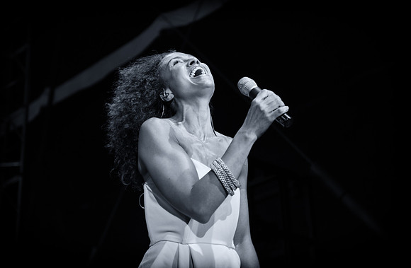 Amel Larrieux - Damrosch Park Bandshell Lincoln Center - NYC - 2014