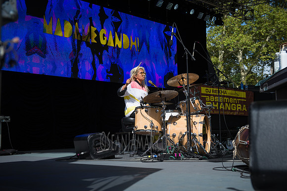 Madame Gandhi - Basement Bhangra 20th Anniversary - Central Park - NYC - 2017