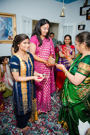 Khyaati and Joshua Ganesh Pooja - The Morar Home - Weatherford TX - 2017