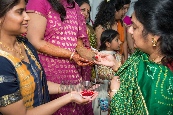 Khyaati and Joshua Ganesh Pooja - The Morar Home - Weatherford TX - 2017