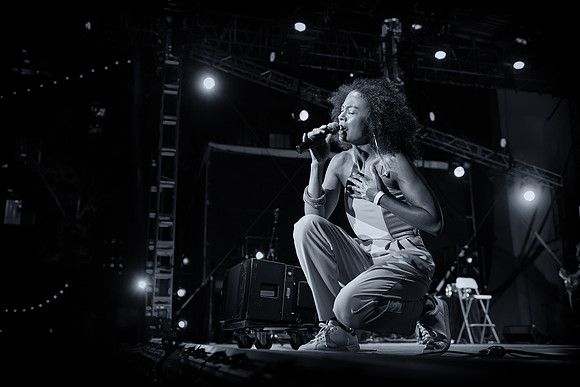 Amel Larrieux - Damrosch Park Bandshell Lincoln Center - NYC - 2014