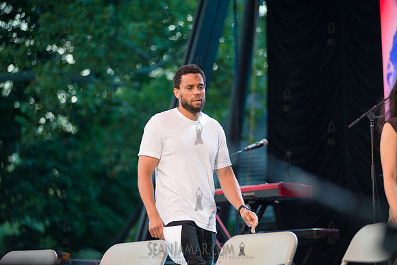 Michael Ealy - Voices of A People’s History - Rumsey Playfield Central Park - NYC - 2018