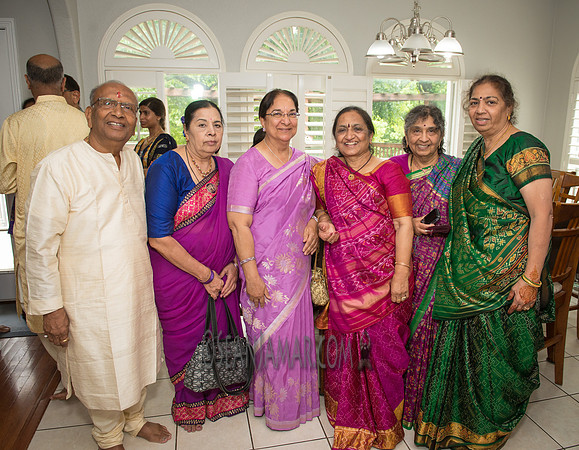 Khyaati and Joshua Ganesh Pooja - The Morar Home - Weatherford TX - 2017