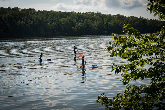 Lisa Freys SUP Yoga - Greenwood Lake - Hewitt NJ - 2014