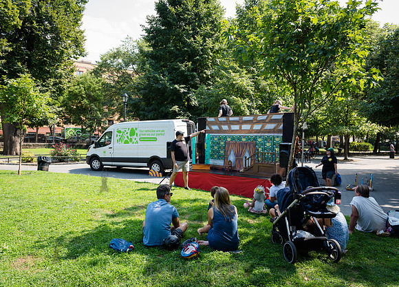 CPF Puppet Mobile - Cinderella Samba - Marcus Garvey Park - NYC