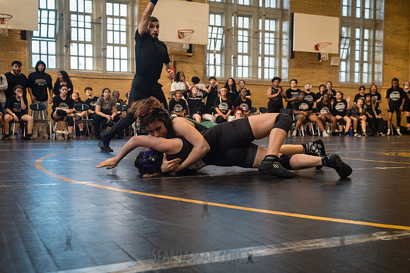PSAL Girls Team Wrestling Championship - Grover Cleveland HS - N