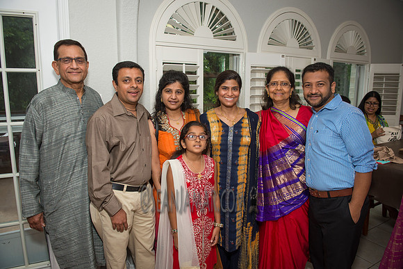 Khyaati and Joshua Ganesh Pooja - The Morar Home - Weatherford TX - 2017